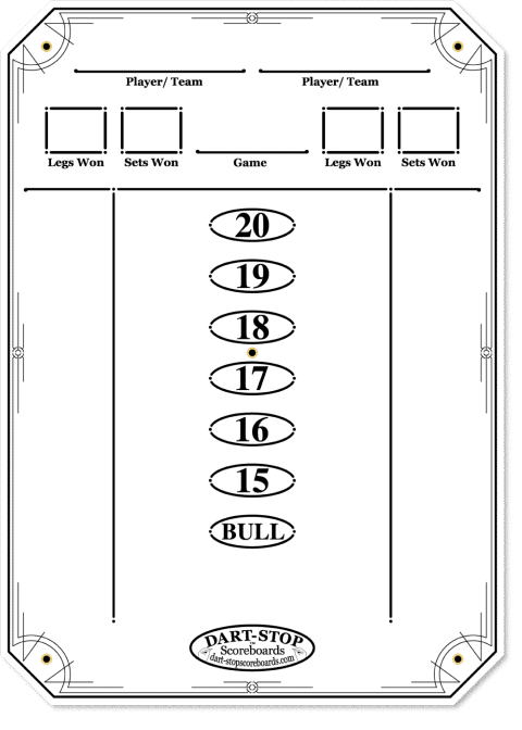 Deluxe White Scoreboard